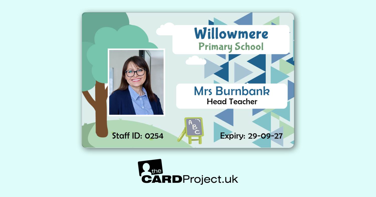 Primary School ID Card: Geometric Tree